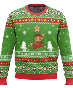 3D Nintendo Super Mario Ugly Christmas Sweater