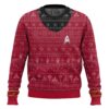 3D S.T The Original Series 1966 1969 Red Ugly Christmas Ugly Sweater