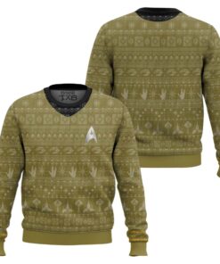 3D S.T The Original Series 1966 1969 Yellow Ugly Christmas Ugly Sweater 2 3D S.T The Original Series 1966 1969 Yellow Ugly Christmas Ugly Sweater