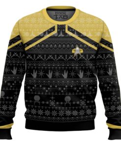 3D S.T Picard 2020 Yellow Ugly Christmas Ugly Sweater