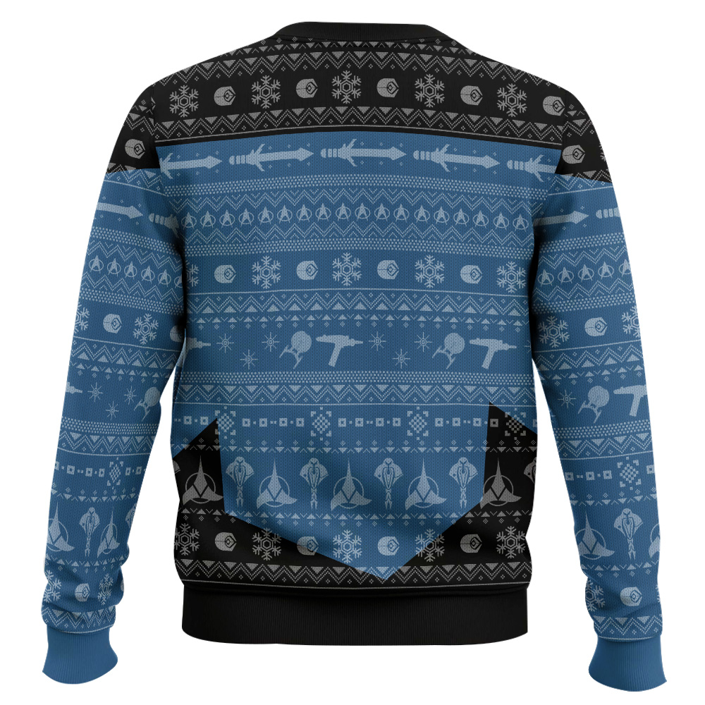 P7235596025944-mk3.jpg 3D S.T The Next Generation 1987 Blue Ugly Christmas Custom Name Ugly Sweater