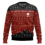 3D S.T The Next Generation 1987 Red Ugly Christmas Custom Name Ugly Sweater