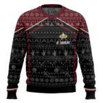 3D S.T Picard 2020 Red Ugly Christmas Custom Name Ugly Sweater