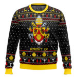 Pope Benedict XVI Coat Of Arms Christmas Sweater