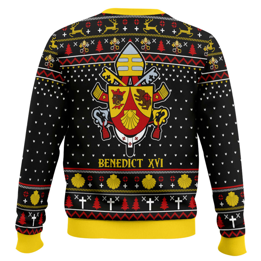 P7677030793459-mk3.jpg Pope Benedict XVI Coat Of Arms Christmas Sweater