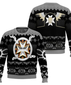 Black Templars Iconic Ugly Christmas Sweater