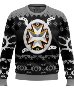 Black Templars Iconic Ugly Christmas Sweater