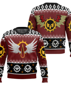 Blood Angels Iconic Ugly Christmas Sweater 2 Blood Angels Iconic Ugly Christmas Sweater