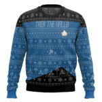 3D S.T The Next Generation 1987 Blue Ugly Christmas Ver 2 Ugly Sweater