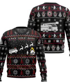 3D Firefighter FIRE DEPT Ugly Christmas Sweater Sweatshirt Apparel 2 3D Firefighter FIRE DEPT Ugly Christmas Sweater Sweatshirt Apparel