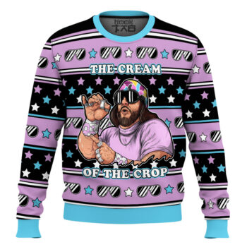 The Cream Of The Crop Macho Man Ugly Christmas Sweater