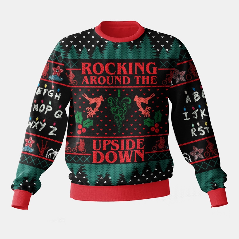PLM190924DKD2-mk1.jpg Rocking Around the Upside Down Stranger Things Ugly Sweater