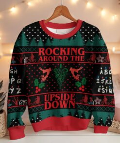 Rocking Around the Upside Down Stranger Things Ugly Sweater 5 Rocking Around the Upside Down Stranger Things Ugly Sweater