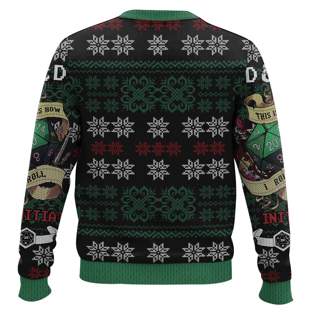 PML0908240019mk3.jpg Roll Initiative Dungeons & Dragons Ugly Christmas Sweater