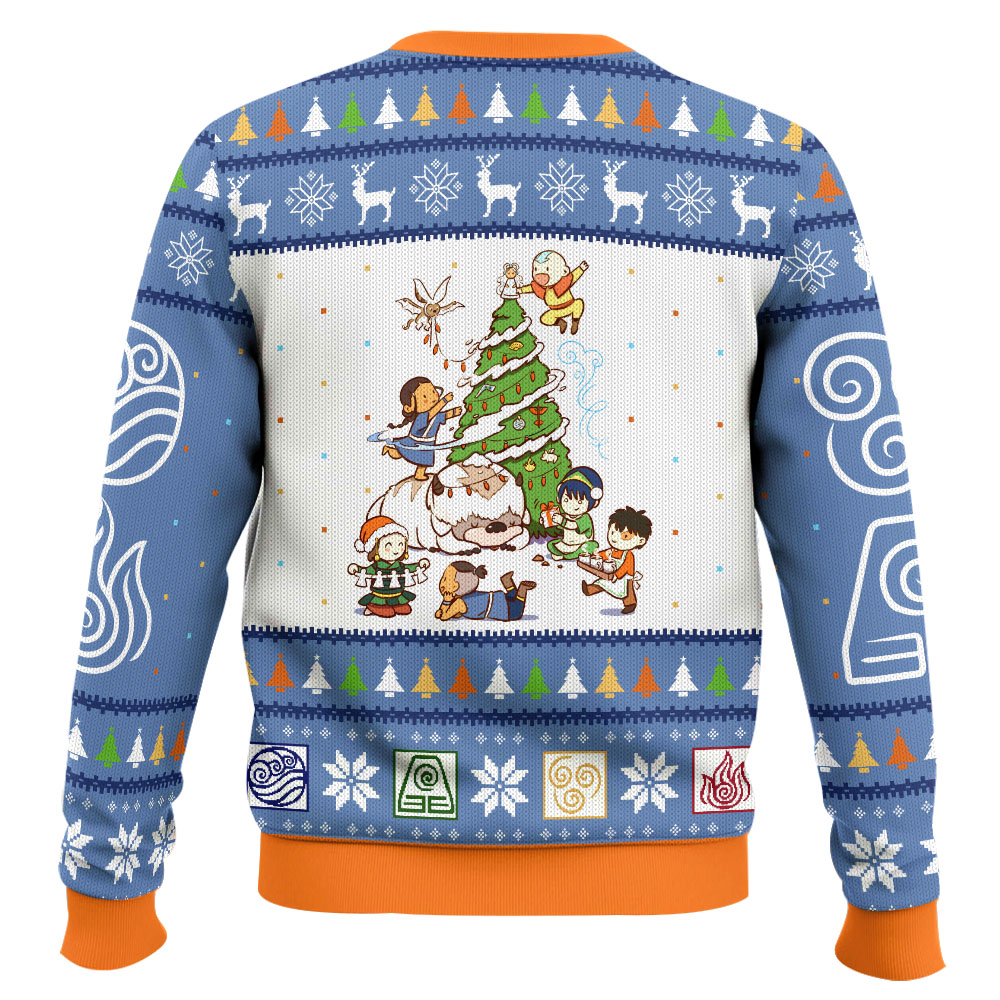 PML0908240023-mk3.jpg Avatar the Last Airbender Christmas Time Ugly Christmas Sweater