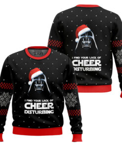 Star Wars Vader Lack of Cheer Ugly Christmas Sweater 2 Star Wars Vader Lack of Cheer Ugly Christmas Sweater