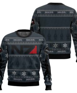 Mass Effect N7 Ugly Christmas Sweater