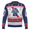 Pabst Blue Ribbon Ugly Christmas Sweater 3 Pabst Blue Ribbon Ugly Christmas Sweater