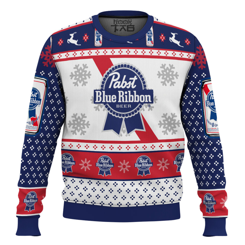 PML0908240081-mk2.jpg Pabst Blue Ribbon Ugly Christmas Sweater