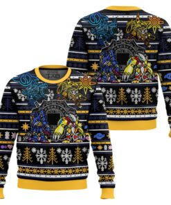 Digimon Ugly Christmas Sweater