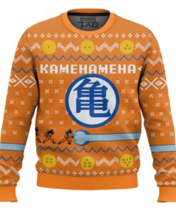 DBZ Kamehameha Ugly Christmas Sweater
