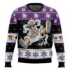 Luffy Gear 5 Sun God Nika OP Pirates Ugly Christmas Sweater 3 Luffy Gear 5 Sun God Nika OP Pirates Ugly Christmas Sweater