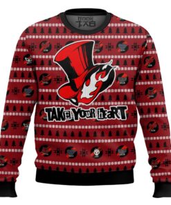 Persona 5 Take Your Heart Ugly Christmas Sweater