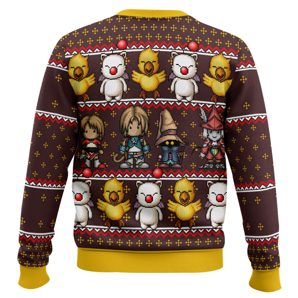 PML0908240152-mk3.jpg Final Fantasy Classic 8bit Ugly Christmas Sweater