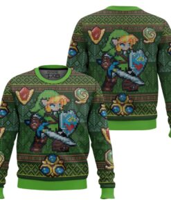 Zelda Link Green Ugly Christmas Sweater