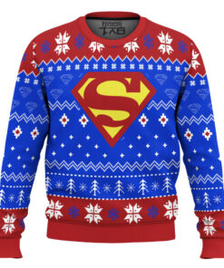 Super Heroes Superman Christmas Ugly Christmas Sweater