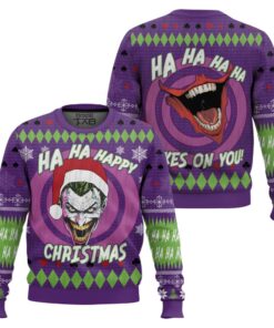 Ha ha ha happy Christmas Joker Christmas Sweater 2 Ha ha ha happy Christmas Joker Christmas Sweater