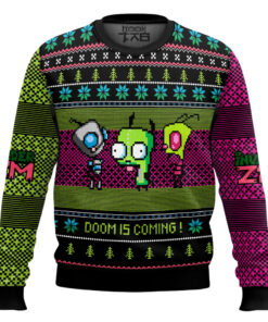 Invader ZiM Ugly Christmas Sweater