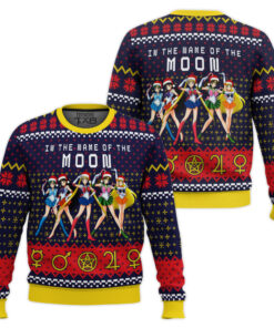 Sailor Moon In the Name of the Moon Ugly Christmas Sweater