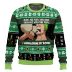 I Wanna Drink My Booze Zoro OP Pirates Ugly Christmas Sweater