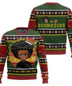 Huey Freeman The Boondocks Ugly Christmas Sweater 2 Huey Freeman The Boondocks Ugly Christmas Sweater