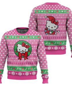 Cute Christmas Hello Kitty Ugly Christmas Sweater 2 Cute Christmas Hello Kitty Ugly Christmas Sweater