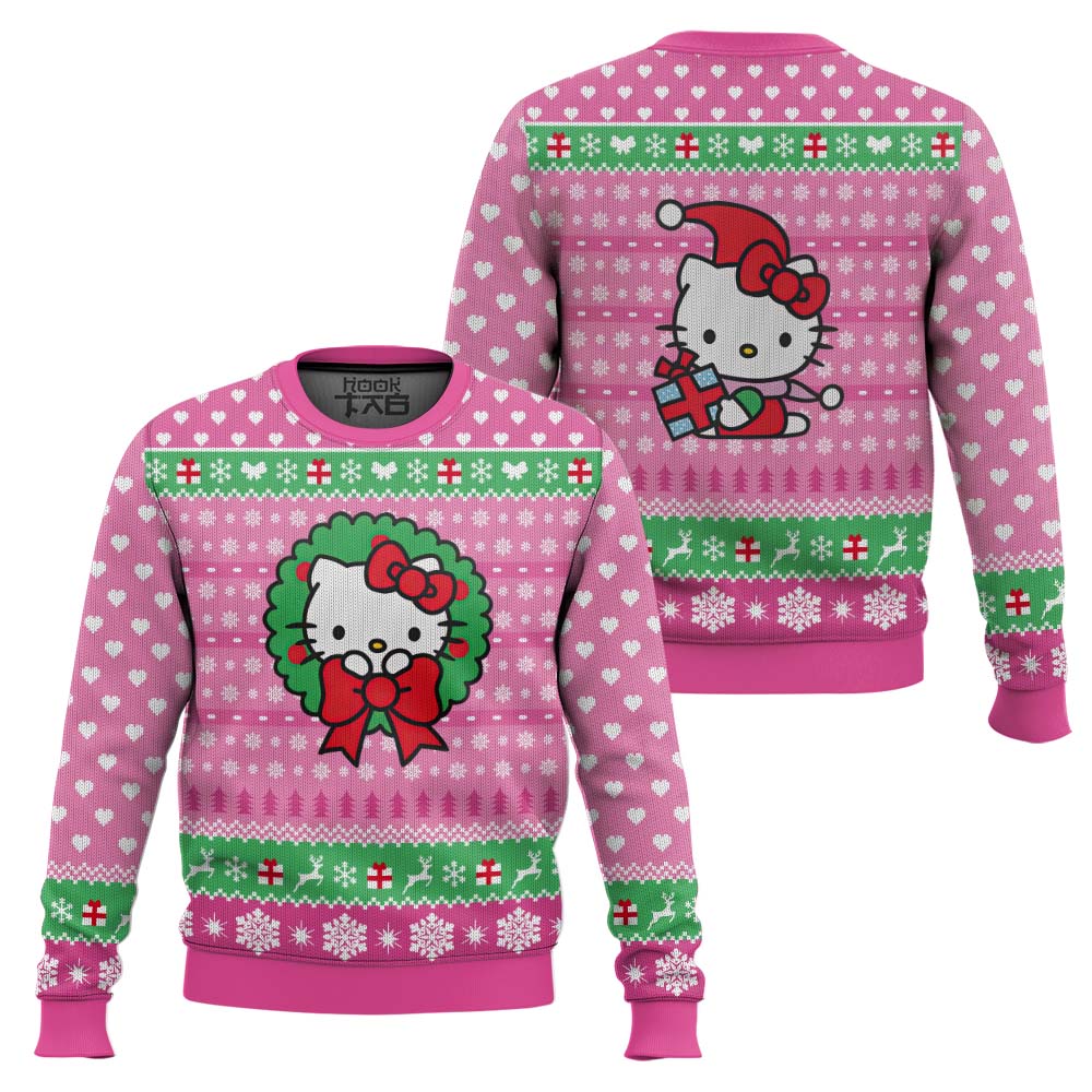 PML0908240296mk1.jpg Cute Christmas Hello Kitty Ugly Christmas Sweater