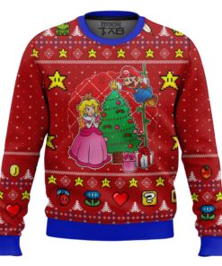 Come and See the Christmas Tree Mario Bros Ugly Christmas Sweater