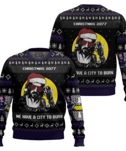 Christmas Cyberpunk 2077 Ugly Christmas Sweater