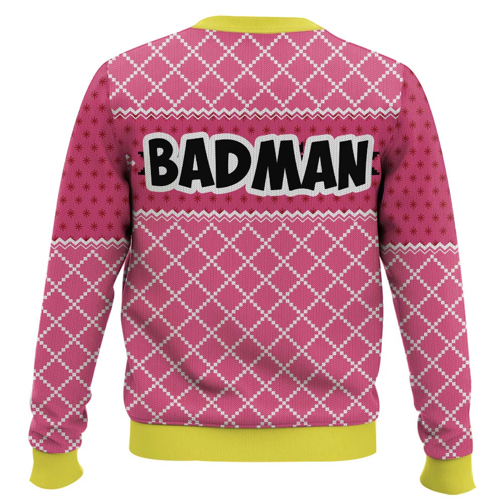 PML0908240361mk3.jpg Vegeta Pink Badman DBZ Ugly Christmas Sweater
