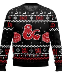 D&D Dungeons and Dragons Ugly Christmas Sweater