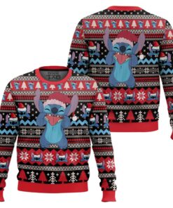 Lilo and Stitch Ugly Christmas Sweater 2 Lilo and Stitch Ugly Christmas Sweater