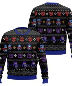 Xmas in Disguise Transformers Ugly Christmas Sweater