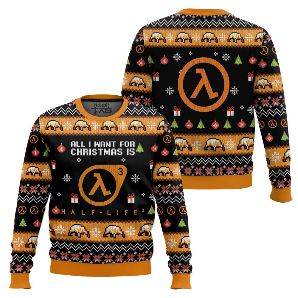 PML0908240683mk1.jpg All I Want For Christmas is Half-Life 3 Ugly Christmas Sweater