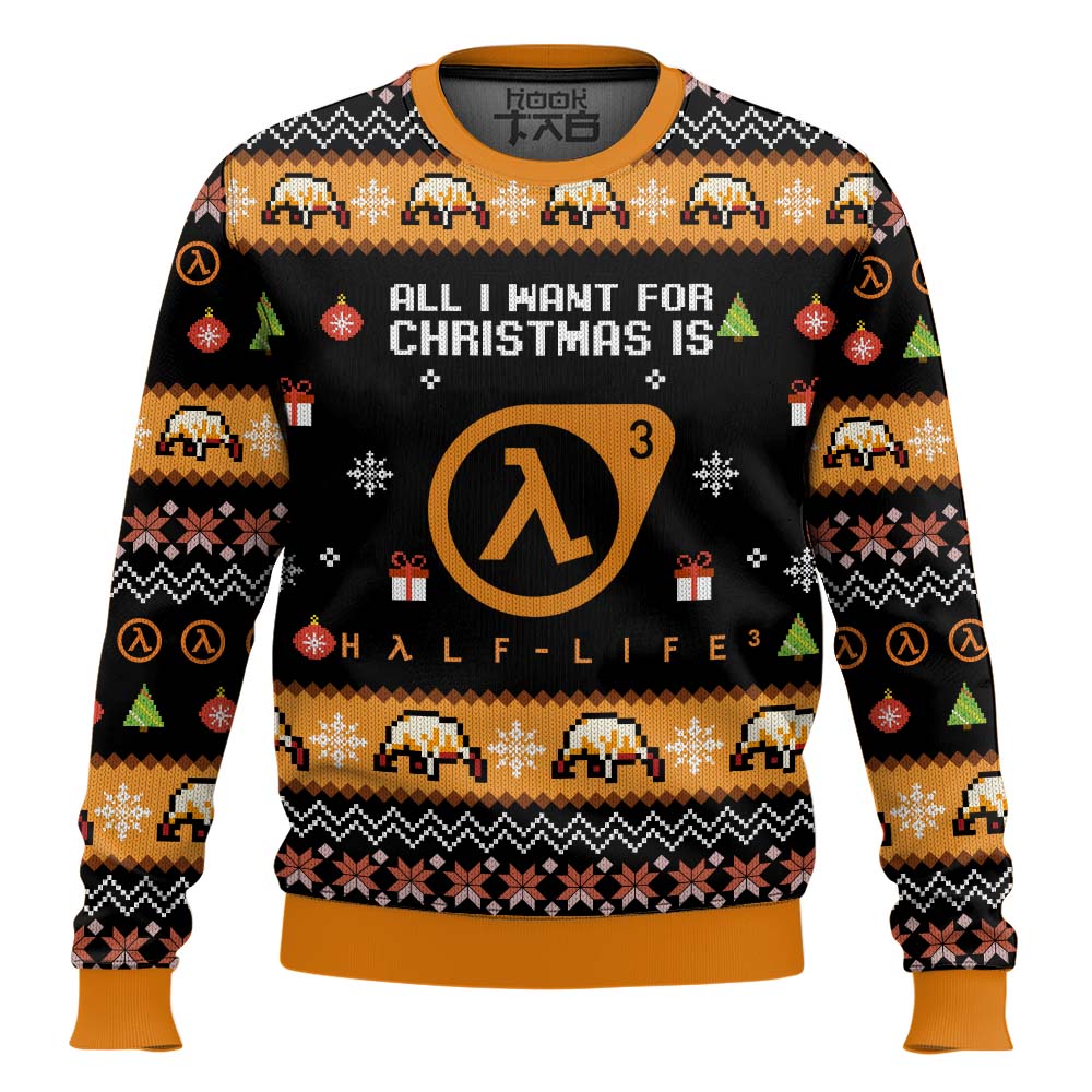 PML0908240683mk2.jpg All I Want For Christmas is Half-Life 3 Ugly Christmas Sweater