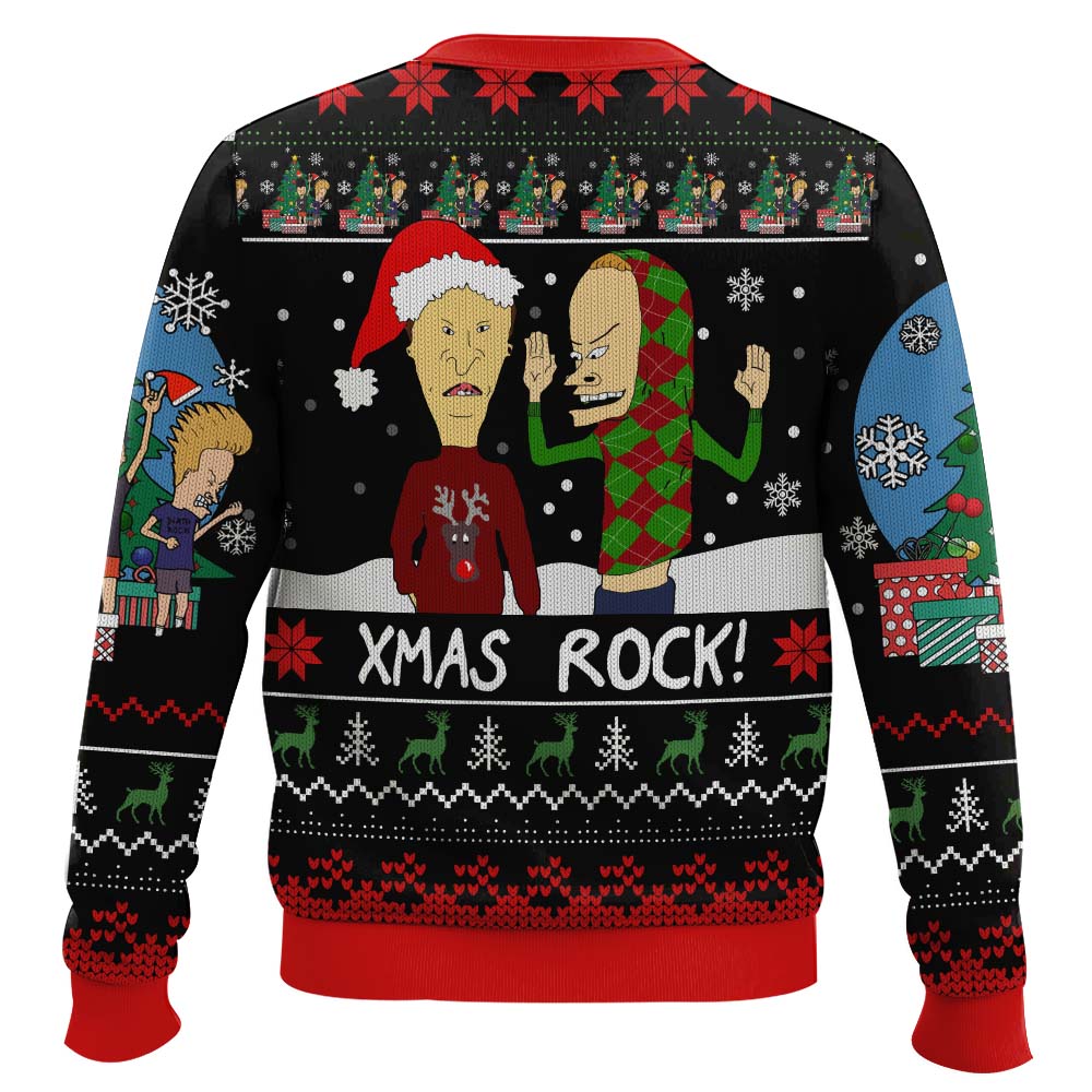 PML0908240712mk3.jpg Xmas Rock Beavis and Butthead Ugly Christmas Sweater