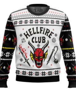 HellFire Club Stranger Things Ugly Christmas Sweater