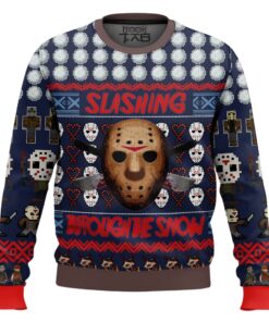 Jason Vorhees Friday the 13th Ugly Christmas Sweater