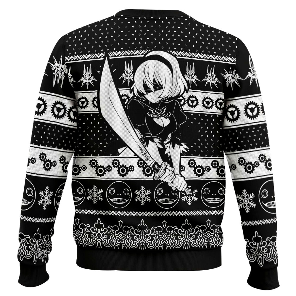PML0908240807-mk3.jpg Game of Yorha Nier Automata Ugly Christmas Sweater