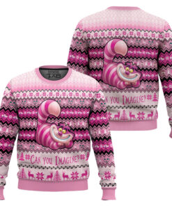 Cheshire Cat Alice in Wonderland Ugly Christmas Sweater 2 Cheshire Cat Alice in Wonderland Ugly Christmas Sweater